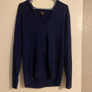Long sleeve navy blue shirt